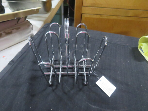 NEW Chrome Tablecraft Condiment Holder. #597C. 11XBID - Image 1 of 1