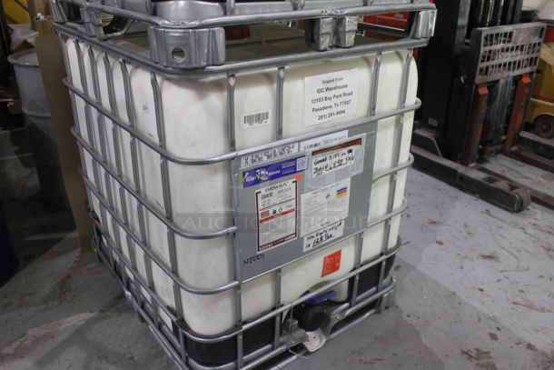 ALL ONE MONEY! Lot of 3 Poly Tanks in Metal Cage. BUYER MUST REMOVE.  - Image 2 of 5