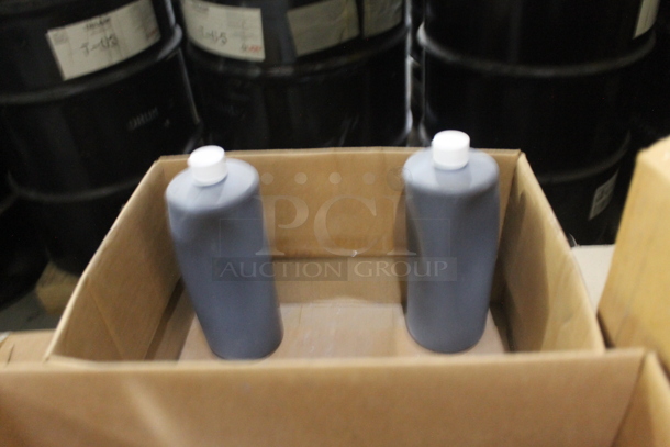 Metal Brown Desk w/ Contents Including Varnish, Liquid Rubber. BUYER MUST REMOVE. - Image 3 of 9