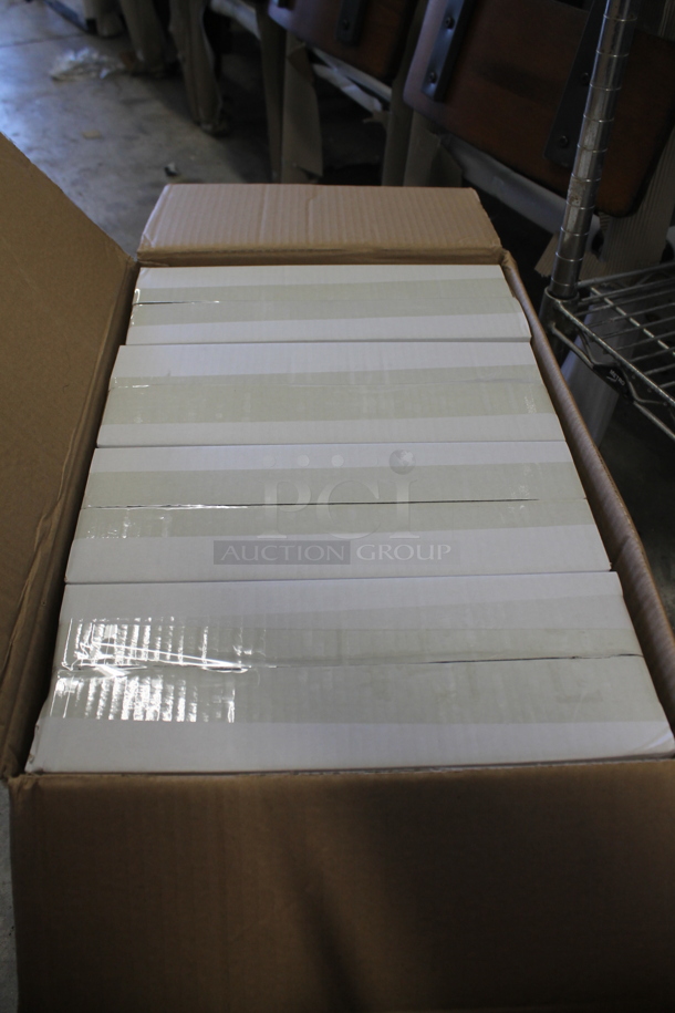Box of 4 BRAND NEW! Seasons 294547 LED Flush Mount Satin Nickel Finish Light Fixtures.  - Image 2 of 5