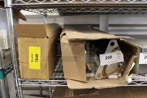 ALL ONE MONEY! Lot of 2 BRAND NEW SCRATCH AND DENT! Metal Legs for Convection Oven and Diverter