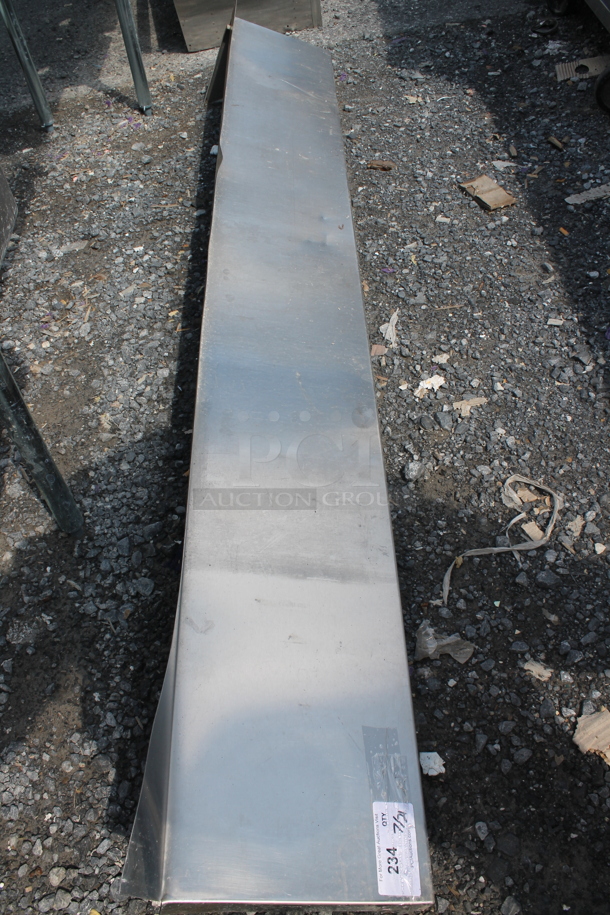 Stainless Steel Wall Mount Shelf. - Image 2 of 4