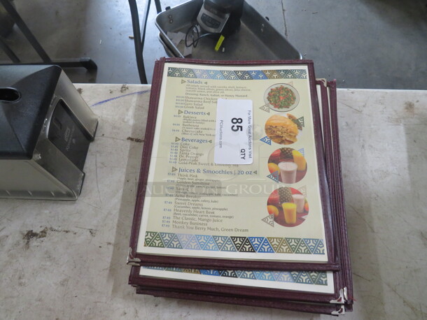 One Lot Of 4 Page Menu Holders. - Image 1 of 2
