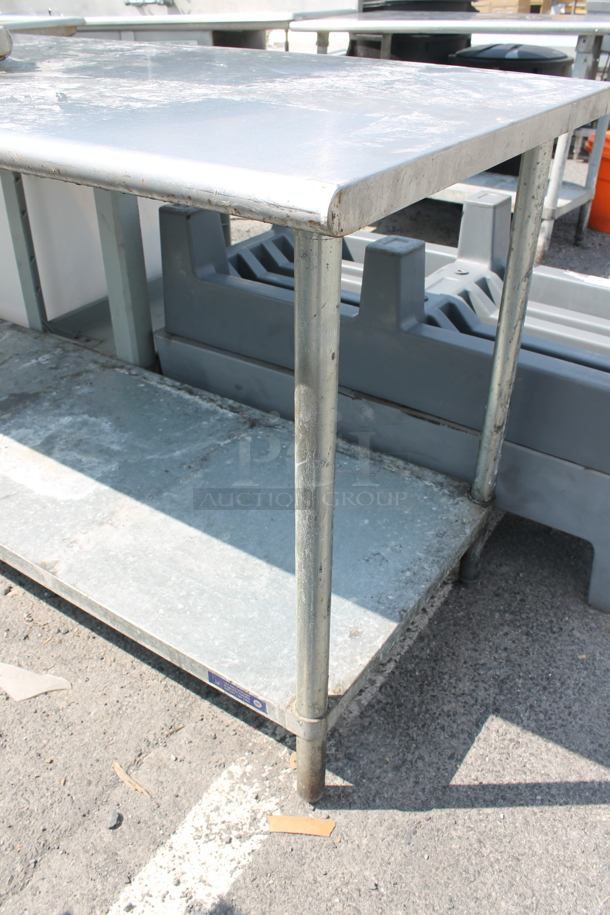 Stainless Steel Commercial Table w/ Under Shelf. - Image 3 of 3