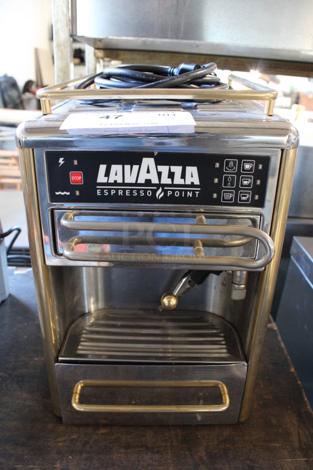 LavAzza Stainless Steel Commercial Countertop Single Group Espresso Machine. 9.5x12x14