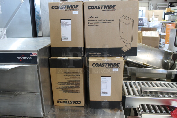 4 Boxes of 4 BRAND NEW! Coastwide J Series White Poly Hand Sanitizer Dispensers. 4 Times Your Bid! - Image 2 of 4