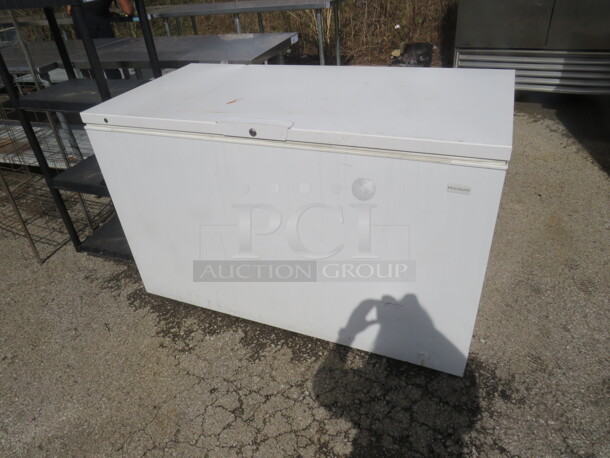 One Electrolux Chest Freezer. 115 Volt. Model# FFFC16M5QWC.  56X29X34.5 - Image 1 of 2