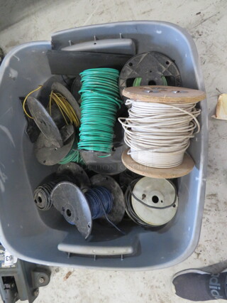 One Lot Of Assorted Size Wire.