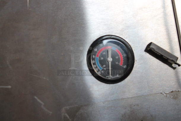 2013 True TG2R-2S ENERGY STAR Stainless Steel Commercial 2 Door Reach In Cooler w/ Poly Coated Racks and Commercial Casters. 115 Volts, 1 Phase. Tested and Working! - Image 3 of 7