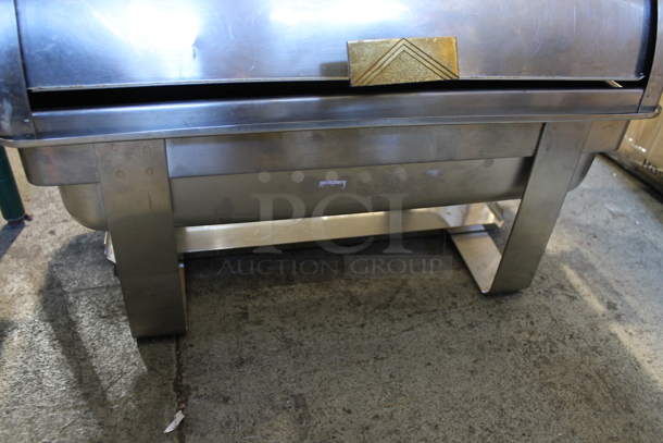Metal Countertop Chafing Dish w/ Rolling Lid. - Image 2 of 4