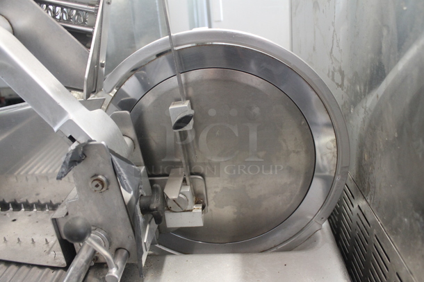 Bizerba Stainless Steel Commercial Countertop Slicer Stacker. Tested and Does Not Power On - Image 8 of 8