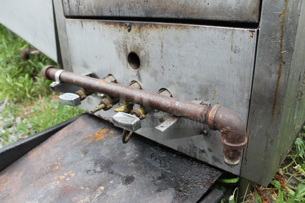 Stainless Steel Commercial Natural Gas Powered Vertical Upright Chinese Smoker. - Image 11 of 11