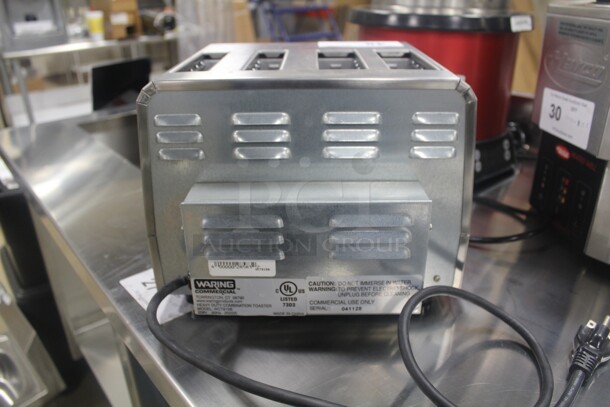 NEW! Waring Model WCT815B Commercial 4 Slot Toaster. 11x10x9. 208V/60Hz.   - Image 4 of 7