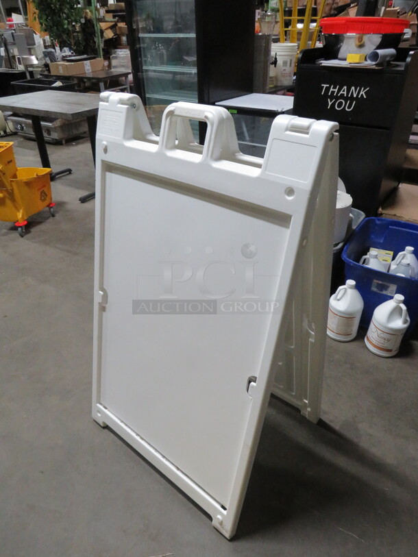 One Signicade Deluxe Sidewalk Sign. - Image 1 of 2