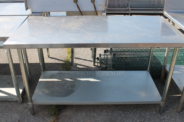 Stainless Steel Table w/ Under Shelf. - Image 1 of 2