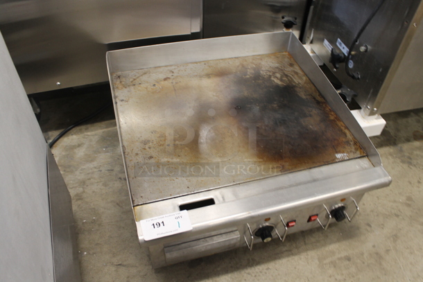 Stainless Steel Commercial Countertop Electric Powered Flat Top Griddle. 208-240 Volts, 1 Phase. - Image 2 of 7