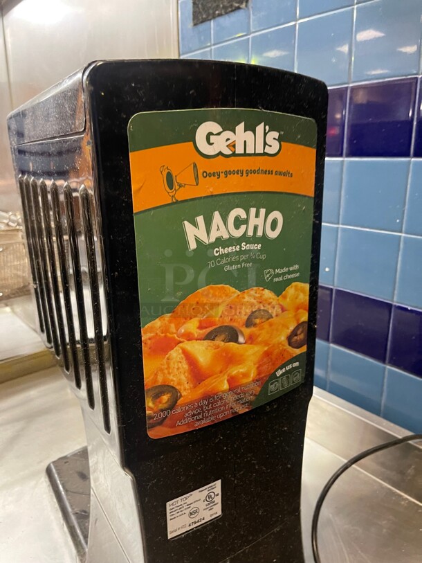GEHLS HT2 Commercial Dispenser Nacho Cheese Sauce Machine Warmer Hot Top 2 Black 115 Volt Missing Dispenser  - Image 7 of 9