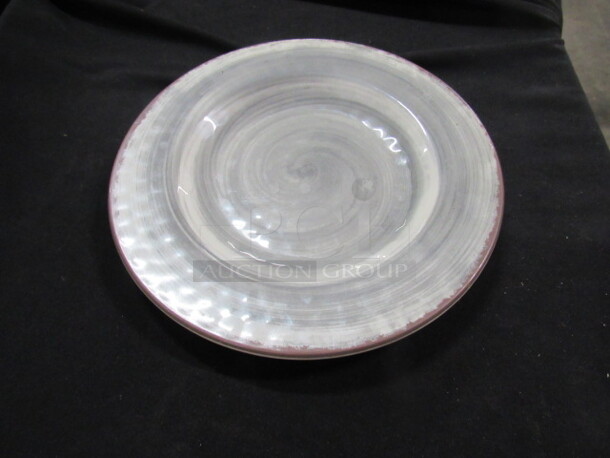 8-3/4 Inch Carlisle Grey Swirl Plate. 4XBID - Image 1 of 1