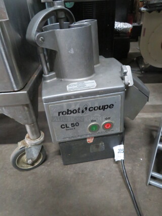 One Robot Coupe Continuous Feed Food Processor. #CL50. $4159.00