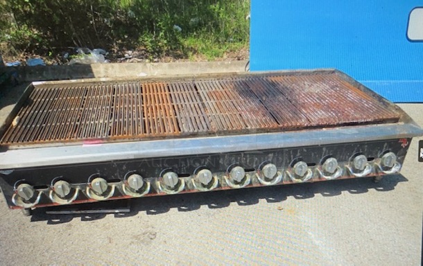 One Vollrath Natural Gas Charbroiler. #CBL-2072.  71X31X17 - Image 1 of 2