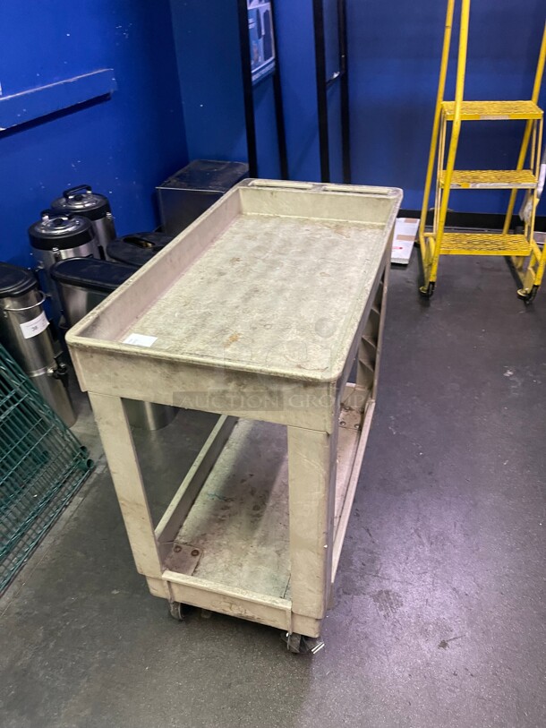 Nice! Commercial Restaurant Style Moving Cart On Casters NSF 34x17x33 - Image 3 of 7