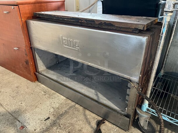 Lang Stainless Steel Commercial Propane Gas Powered Cheese Melter. 36x21x26 - Image 4 of 5
