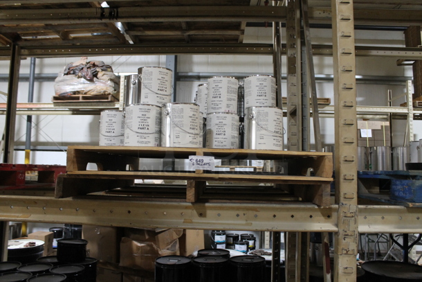 ALL ONE MONEY! SIX PALLET LOT w/ Various Items Including Pro Guard Sport Surface Clear Part A, Part B and Butt Putty. BUYER MUST REMOVE. - Image 2 of 8