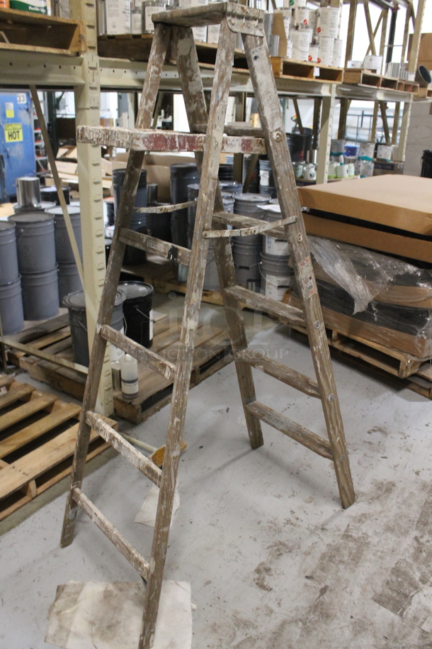 Wooden A Frame Ladder.  - Image 2 of 4