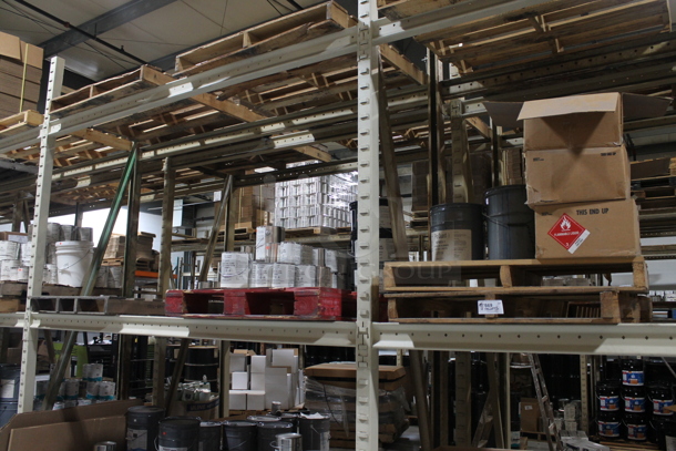 ALL ONE MONEY! FOUR PALLET LOT of Various Items Including Moisture Cure Anti Corrosion Primer and Pro Guard Hypalon Rubber Coating. BUYER MUST REMOVE. - Image 1 of 9