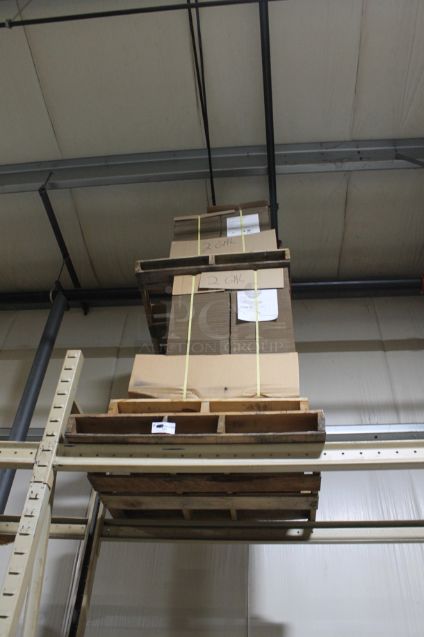 ALL ONE MONEY! TWO PALLET LOT of BRAND NEW Cardboard Boxes and 3 Extra Pallets. BUYER MUST REMOVE. - Image 2 of 5