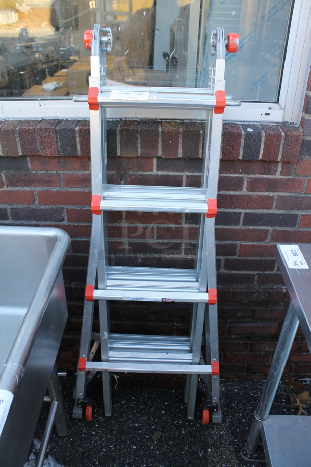 Little Giant A Frame and Straight Multi Functional Ladder. - Image 1 of 8