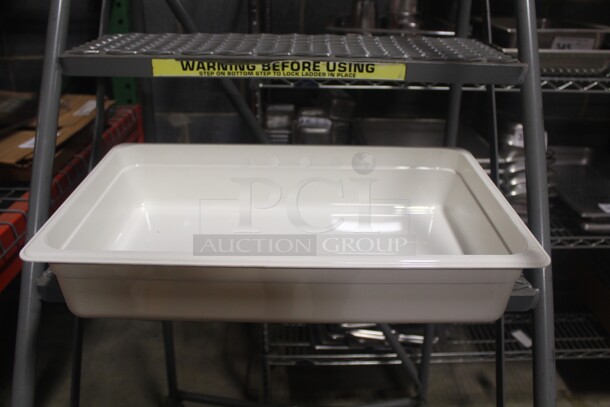 NEW! 3 Cambro Plastic Full Size x 4"  Insert/Pans. 3X Your Bid!  - Image 1 of 1