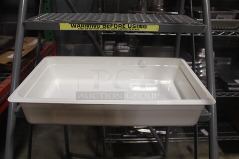 NEW! 3 Cambro Plastic Full Size x 4"  Insert/Pans. 3X Your Bid! 