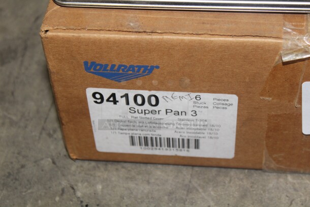 NEW IN BOX! 7 Vollrath Full Size Insert/Pan Lids. 7X Your Bid!  - Image 2 of 2