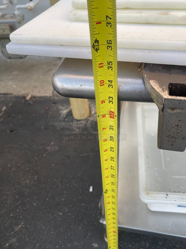 Commercial Stainless Steel Table NSF 62x37x34 - Image 9 of 9