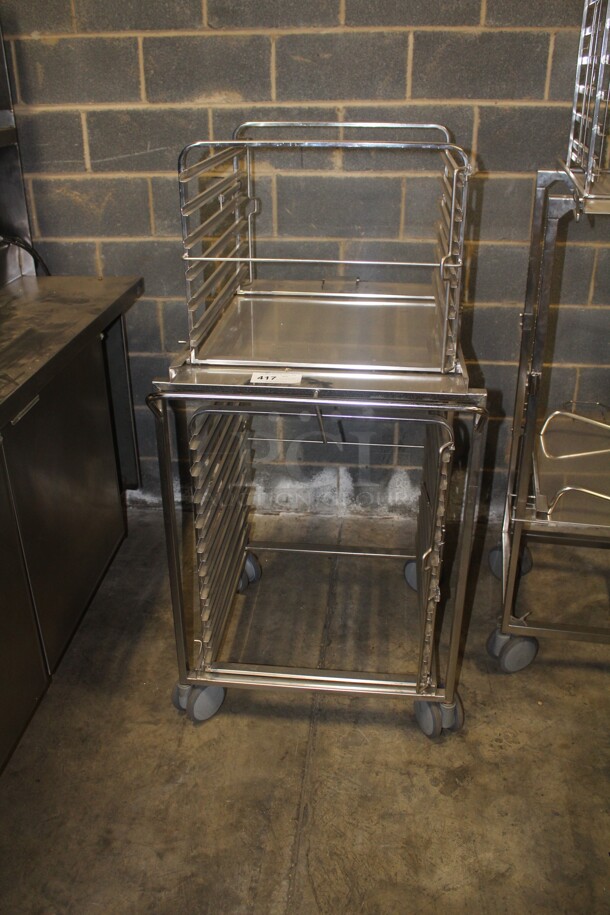 NEW! Commercial Speed/Pan Rack On Casters. 26.5x38x55