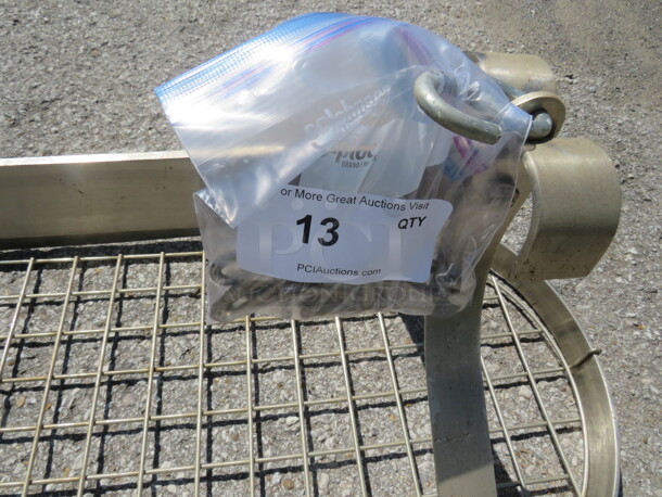 One Stainless Steel Hanging Pot/Utensil Rack With Hangers. 42X18X16 - Image 2 of 2
