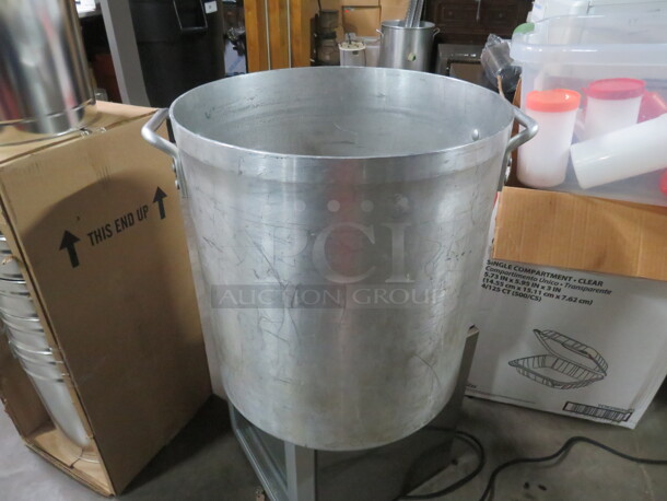 One Winco 60 Quart Aluminum Stock Pot. - Image 1 of 1