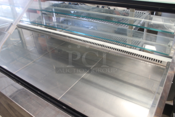 2019 IFI SAM80-PVAD-2125-AB Stainless Steel Commercial Floor Style Freezer Display Case Merchandiser. Picture of Unit Before Removal Is Used As Gallery Picture; See Subsequent Pictures For The Portion of the Display Case That This Lot Is. 208-220 Volts, 1 Phase. - Image 4 of 8