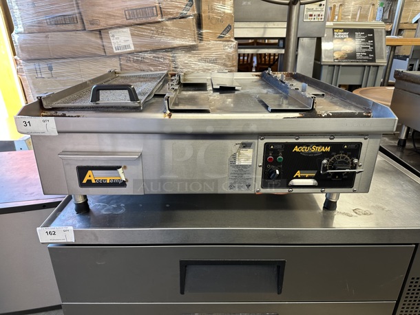 2013 AccuTemp EFG2083A3608 Stainless Steel Commercial Countertop Electric Powered Flat Top Griddle. 208 Volts, 3 Phase. Unit Was Working When Removed. - Image 7 of 8