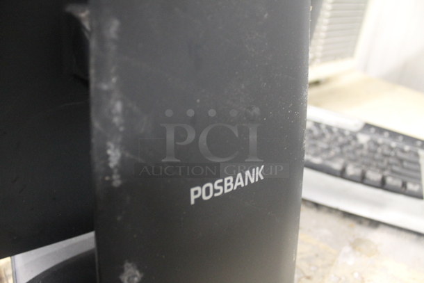 2 POSBank POS Monitors w/ Keyboard. 2 Times Your Bid! - Image 7 of 7