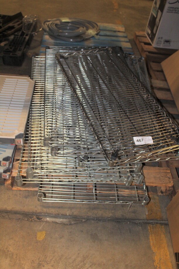 NEW! 10 New Various Size Metro Wire Shelves. 10X Your Bid!  - Image 1 of 1