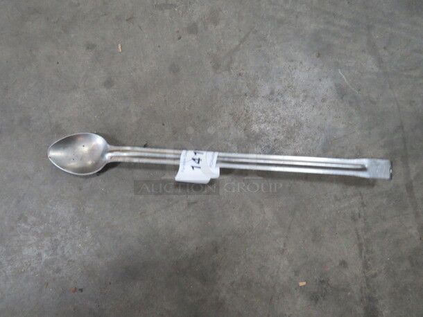 One Stainless Steel Spoon.