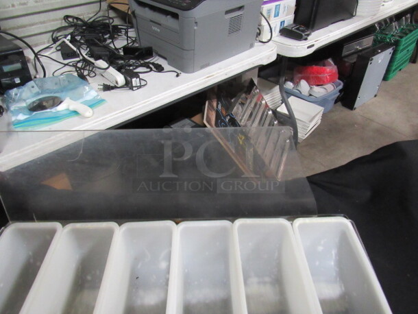 One Domed Bar Center. Lid Broken See Pic. - Image 2 of 2