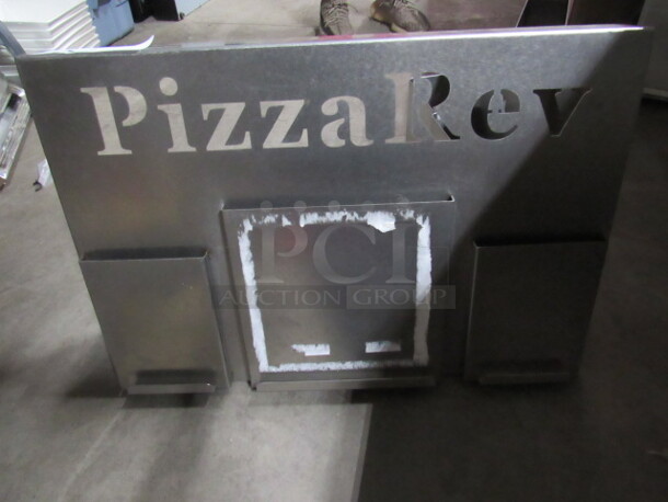 One Wall Mounted Stainless Steel Holder. 22X8X14 - Image 1 of 1
