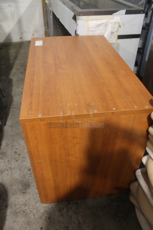 Wood Pattern 2 Door Cabinet. - Image 4 of 8