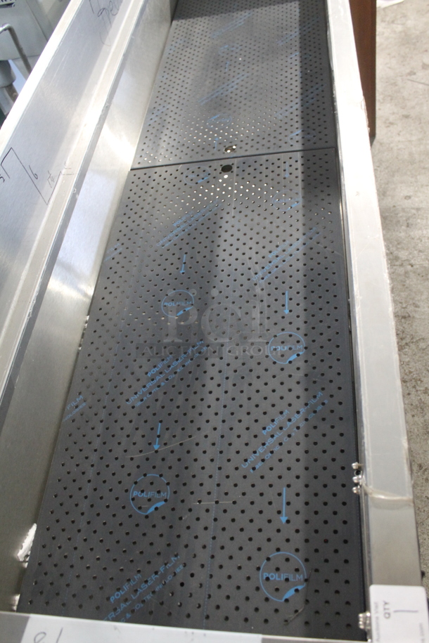 BRAND NEW SCRATCH AND DENT! CustomCool FDM-78SC Stainless Steel Commercial Refrigerated Buffet Station w/ Under Shelf. 115 Volts, 1 Phase. Tested and Working! - Image 2 of 5