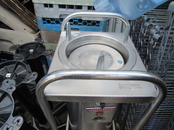 One Stainless Steel Plate Carrier On Casters. - Image 2 of 2