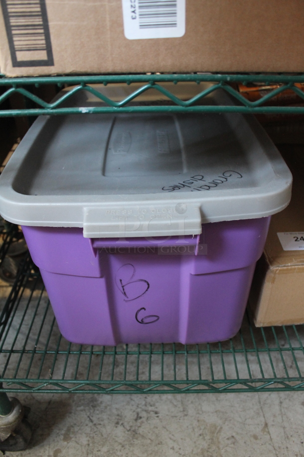 ALL ONE MONEY! Tier Lot of Various BRAND NEW SCRATCH AND DENT! Items Including 2 Le'raze GL942 and Ceramic Saucers in Poly Bin - Image 2 of 6