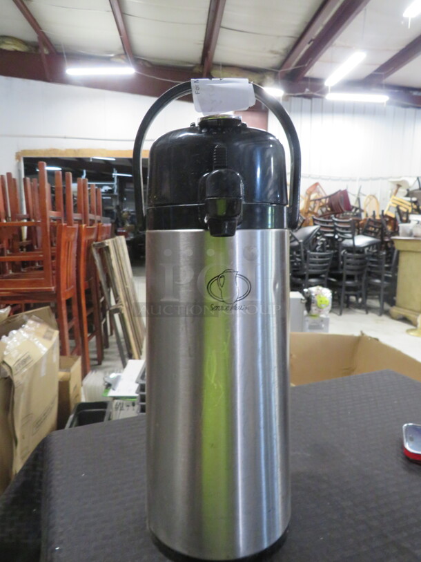 One Stainless Steel Airpot.